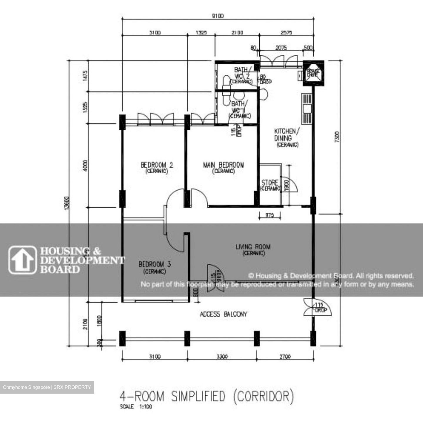 Blk 635 Yishun Street 61 (Yishun), HDB 4 Rooms #587117471